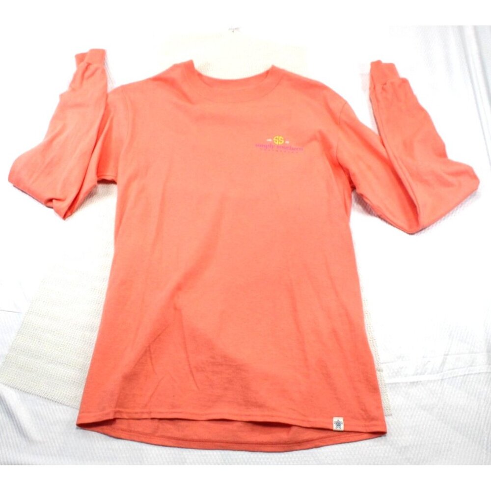 Simply Southern Collection Halloween Long Sleeve‎  Small T-Shirt 100% Cotton